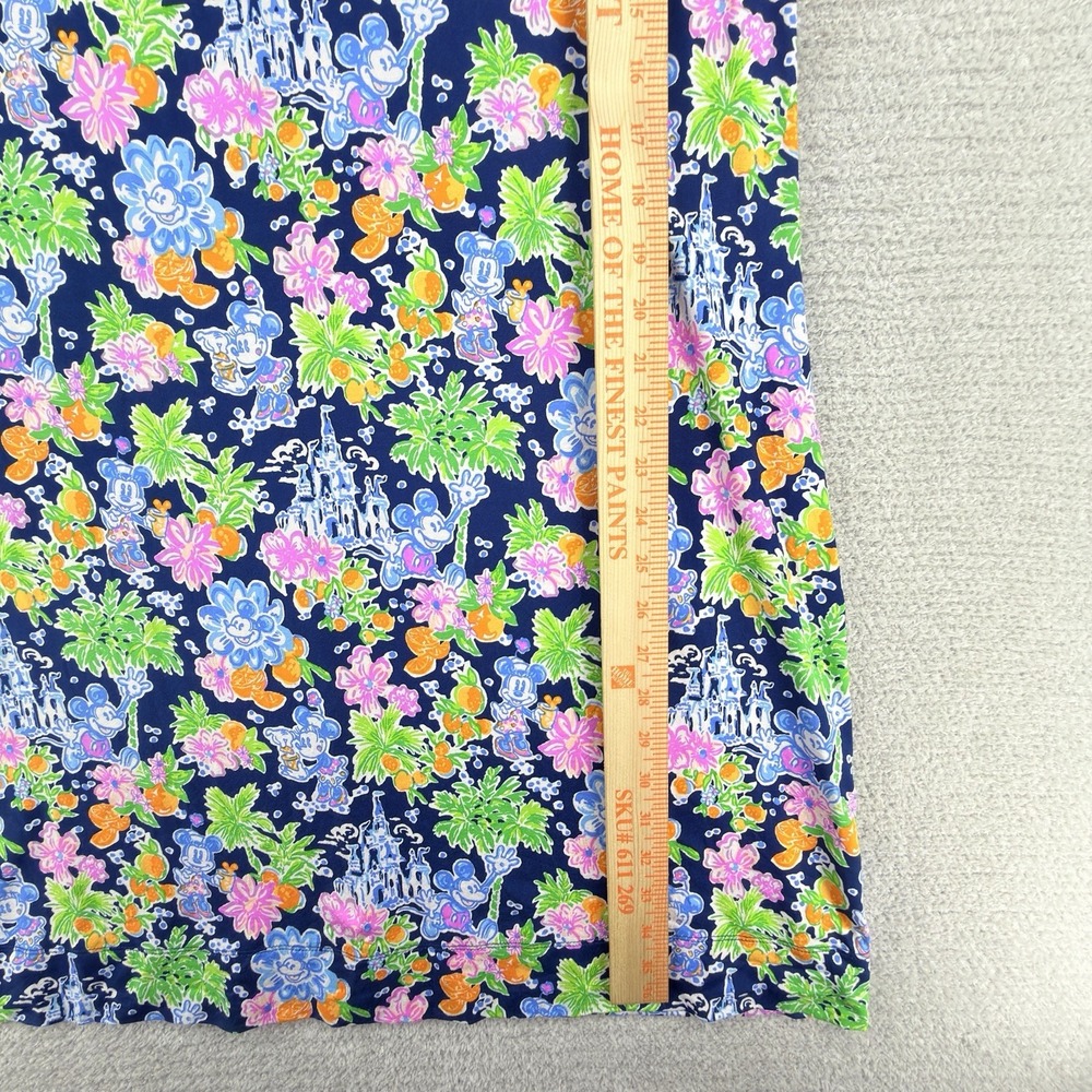 Disney Parks Lilly Pulitzer Sophie Dress XL Lilly Loves Disney Mickey Floral - Picture 10 of 12